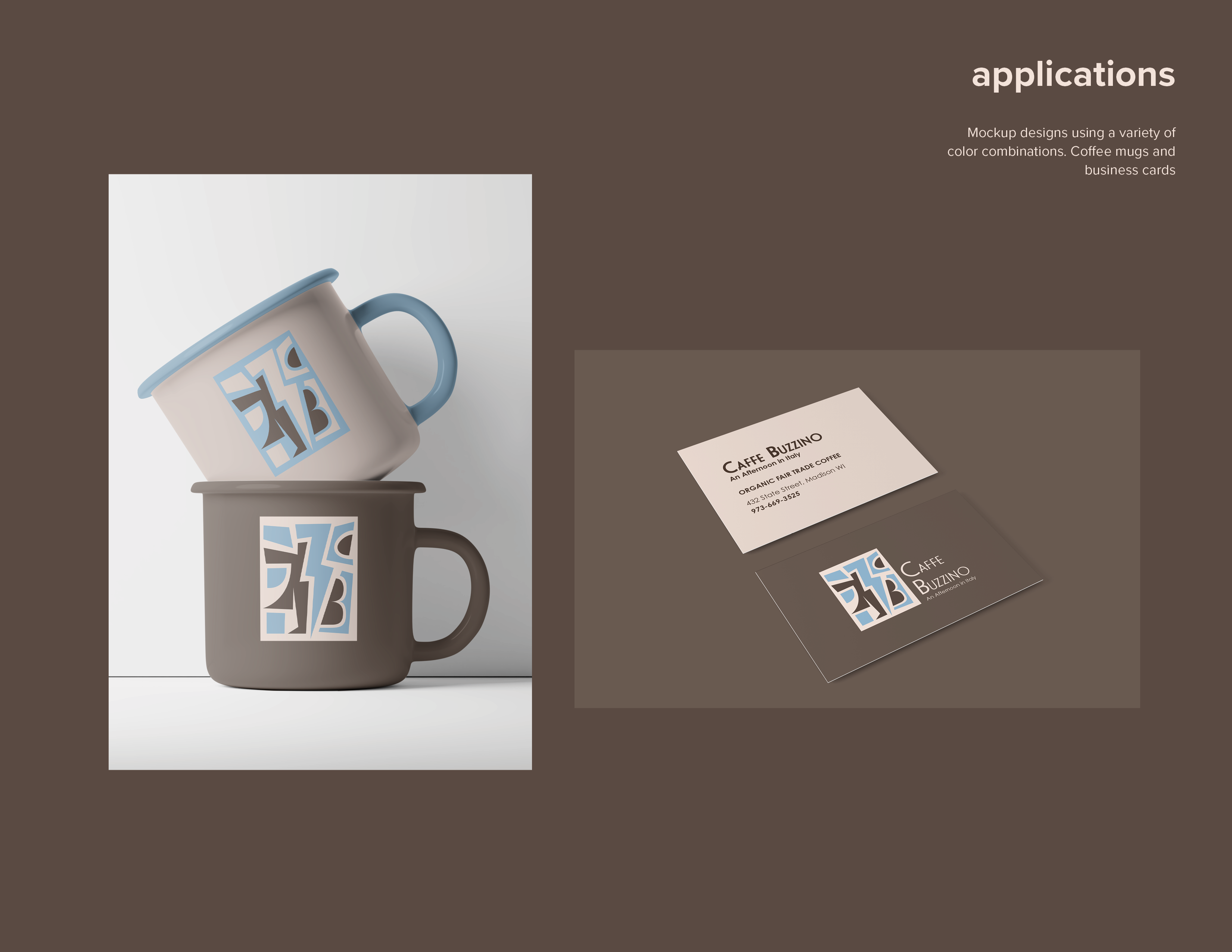 Caffe Buzzino — Applications