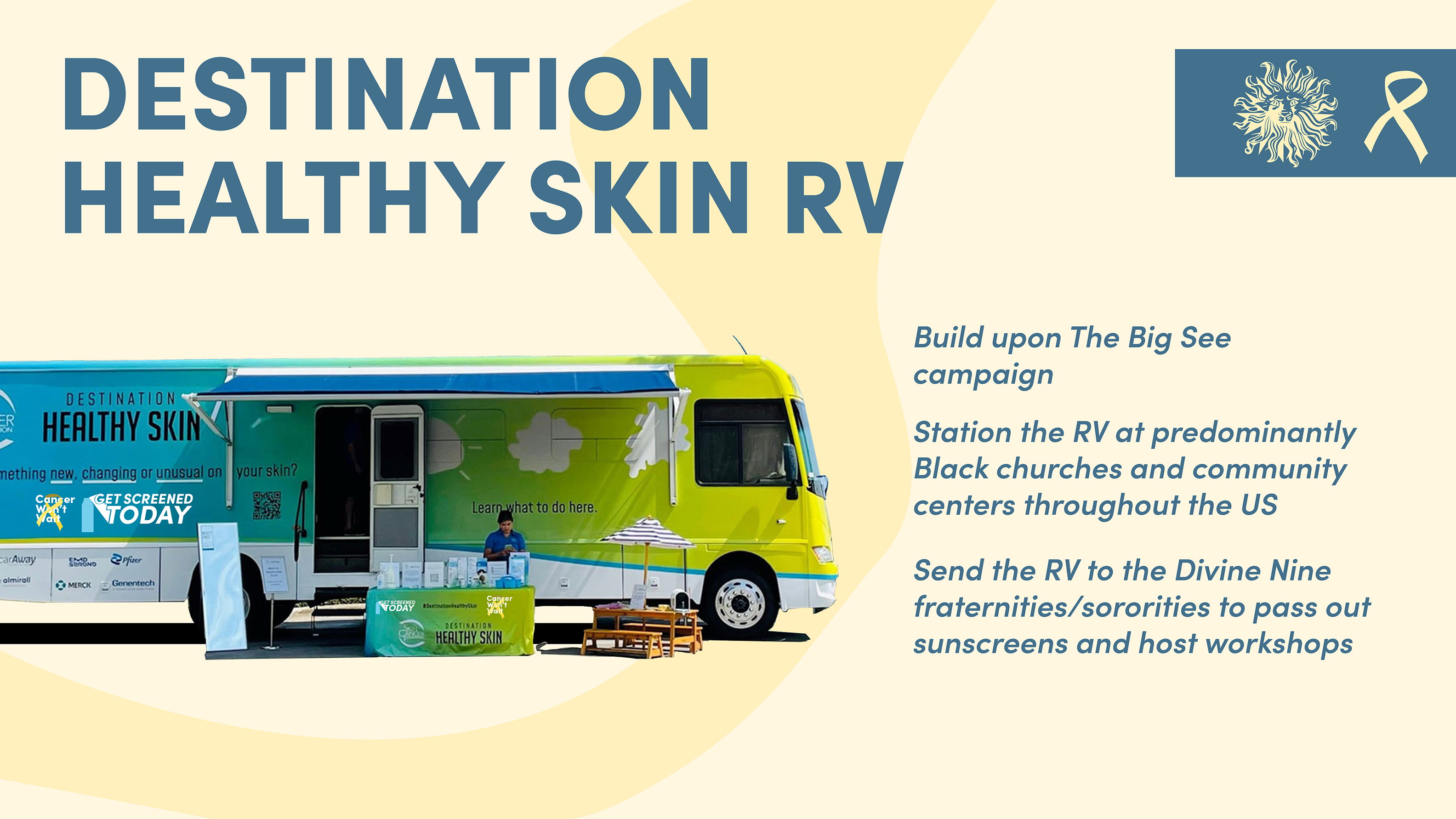 Cancer Won't Wait — Destination RV