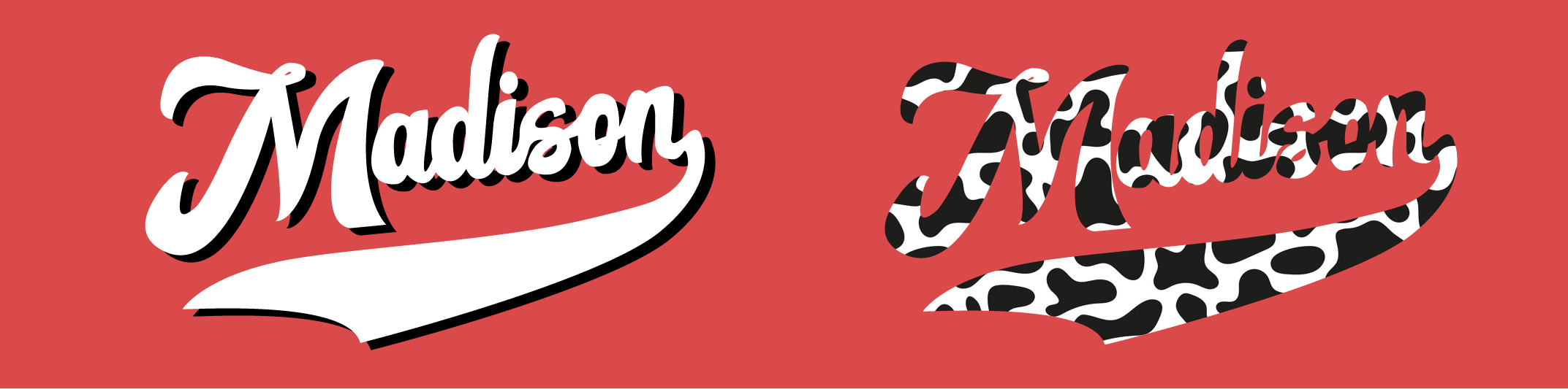 College Town Tees — Madison cursive