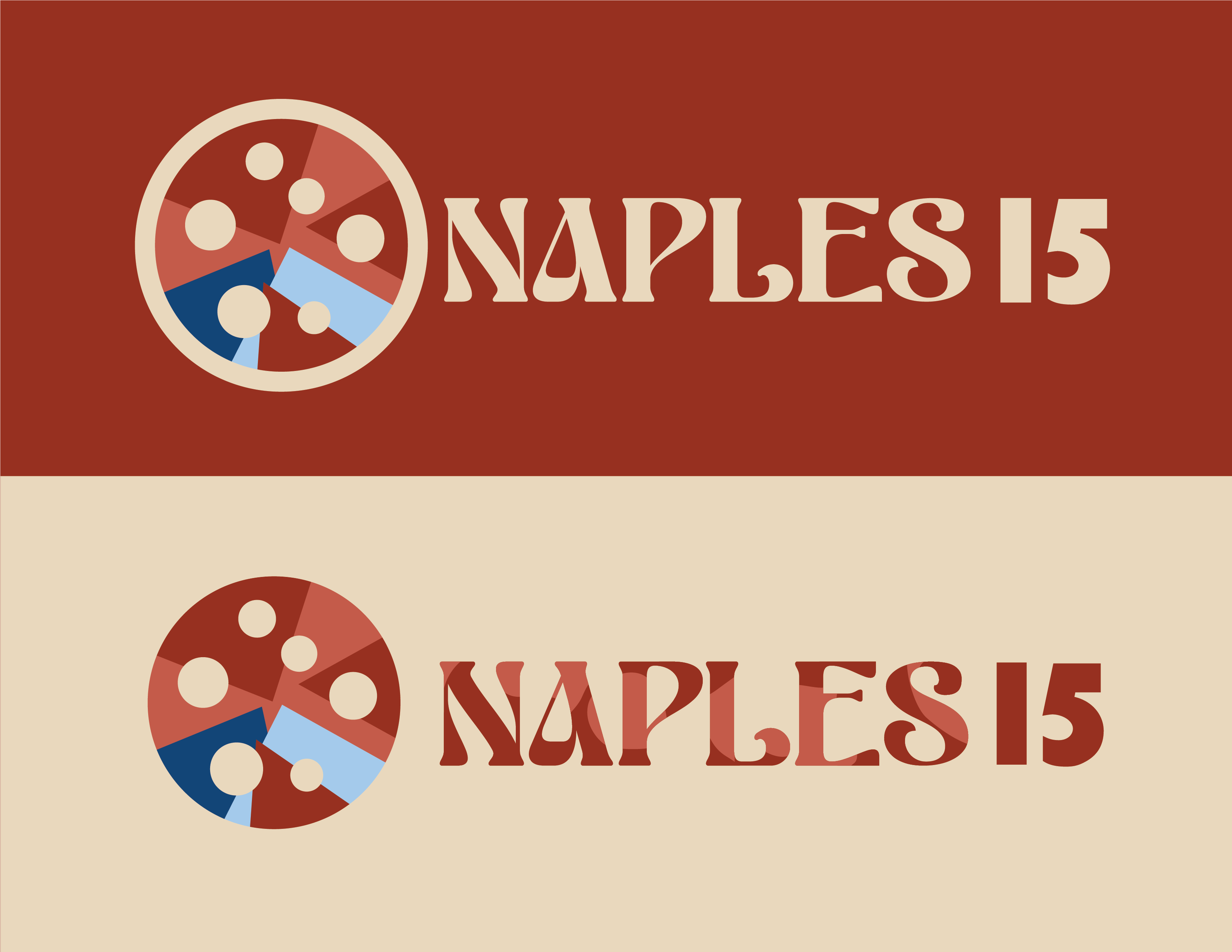Naples 15 — Wordmark Light Background