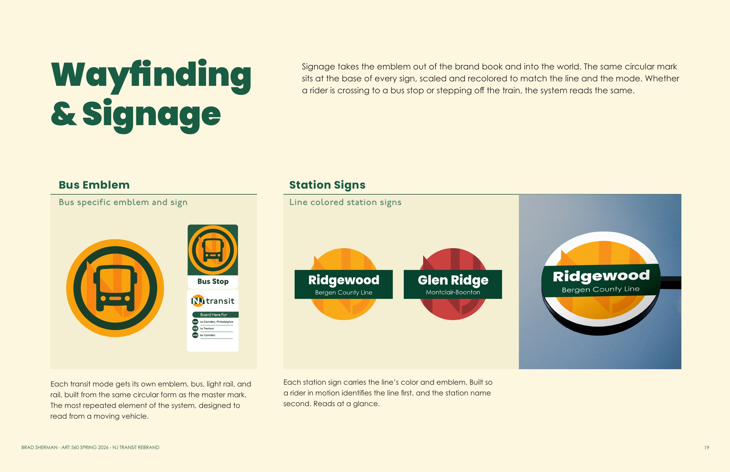 NJ Transit — Wayfinding and signage