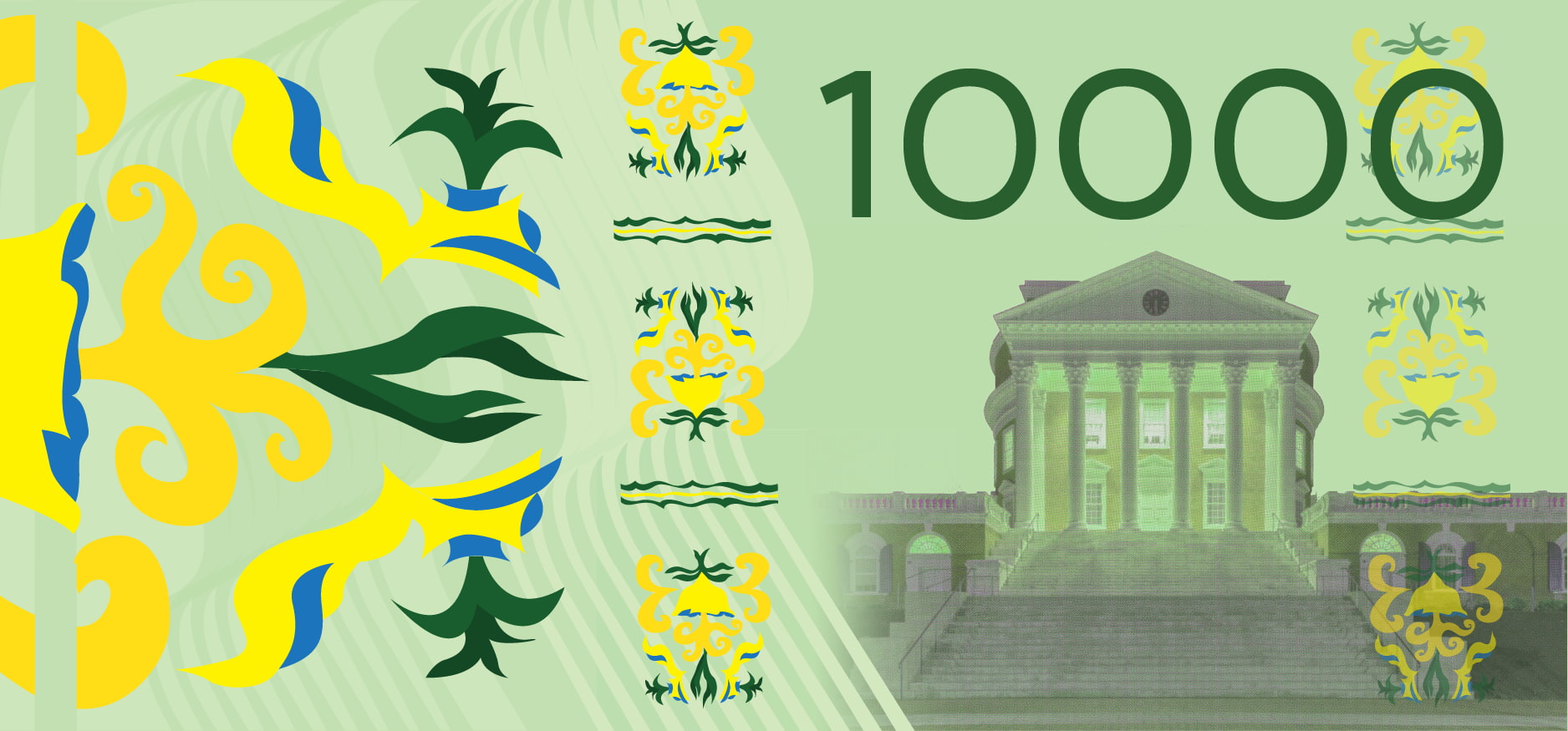 Italian Lira — 10000 Lire back