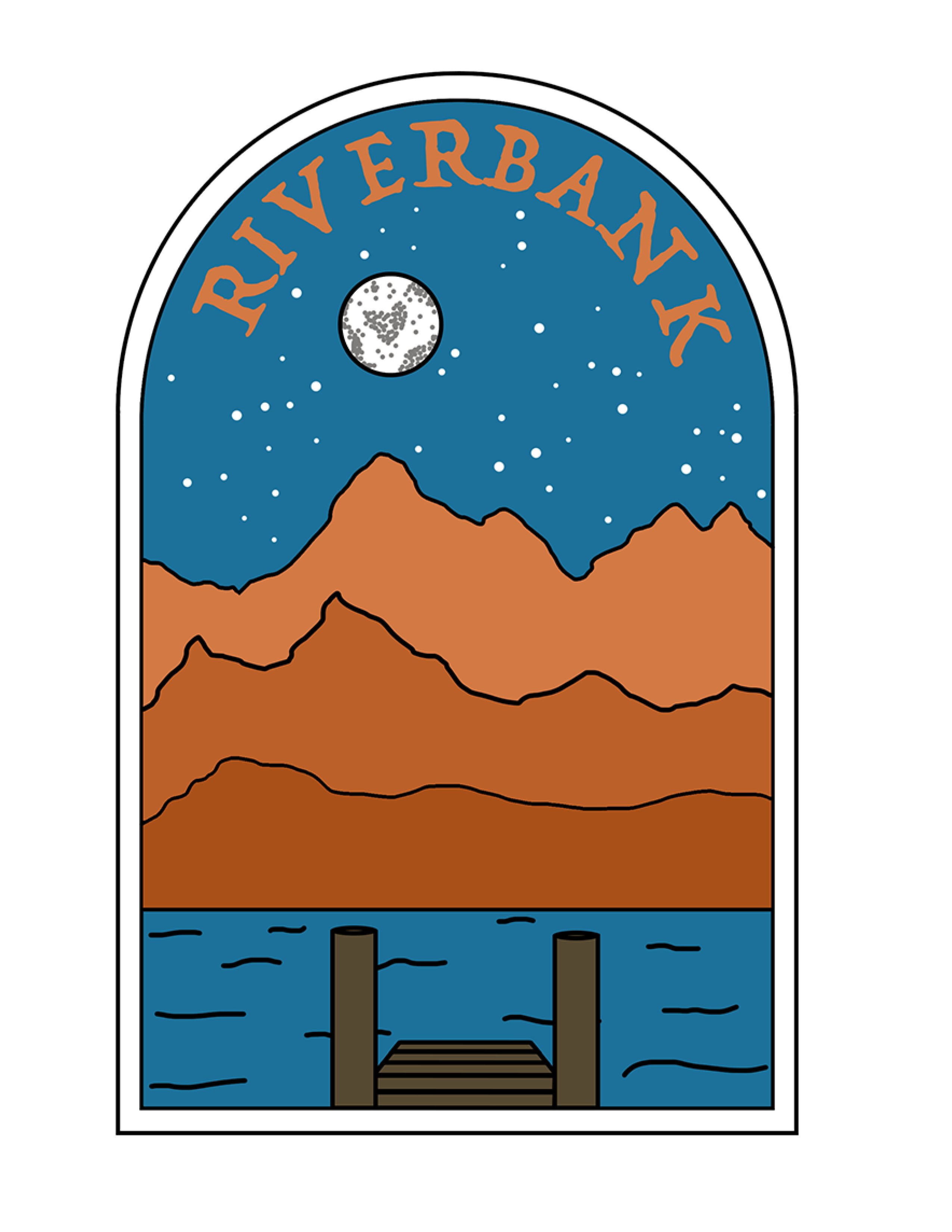 RiverBank — Arch logo