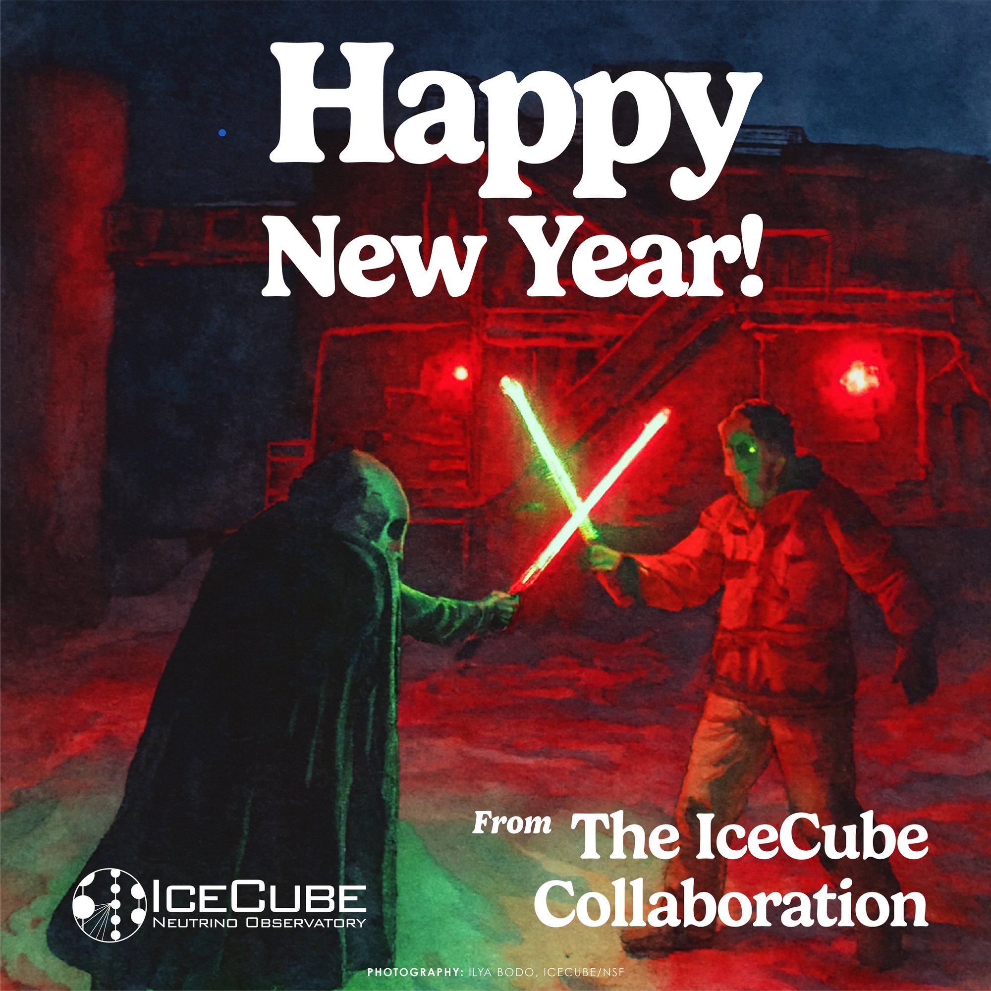 IceCube — New Year Card