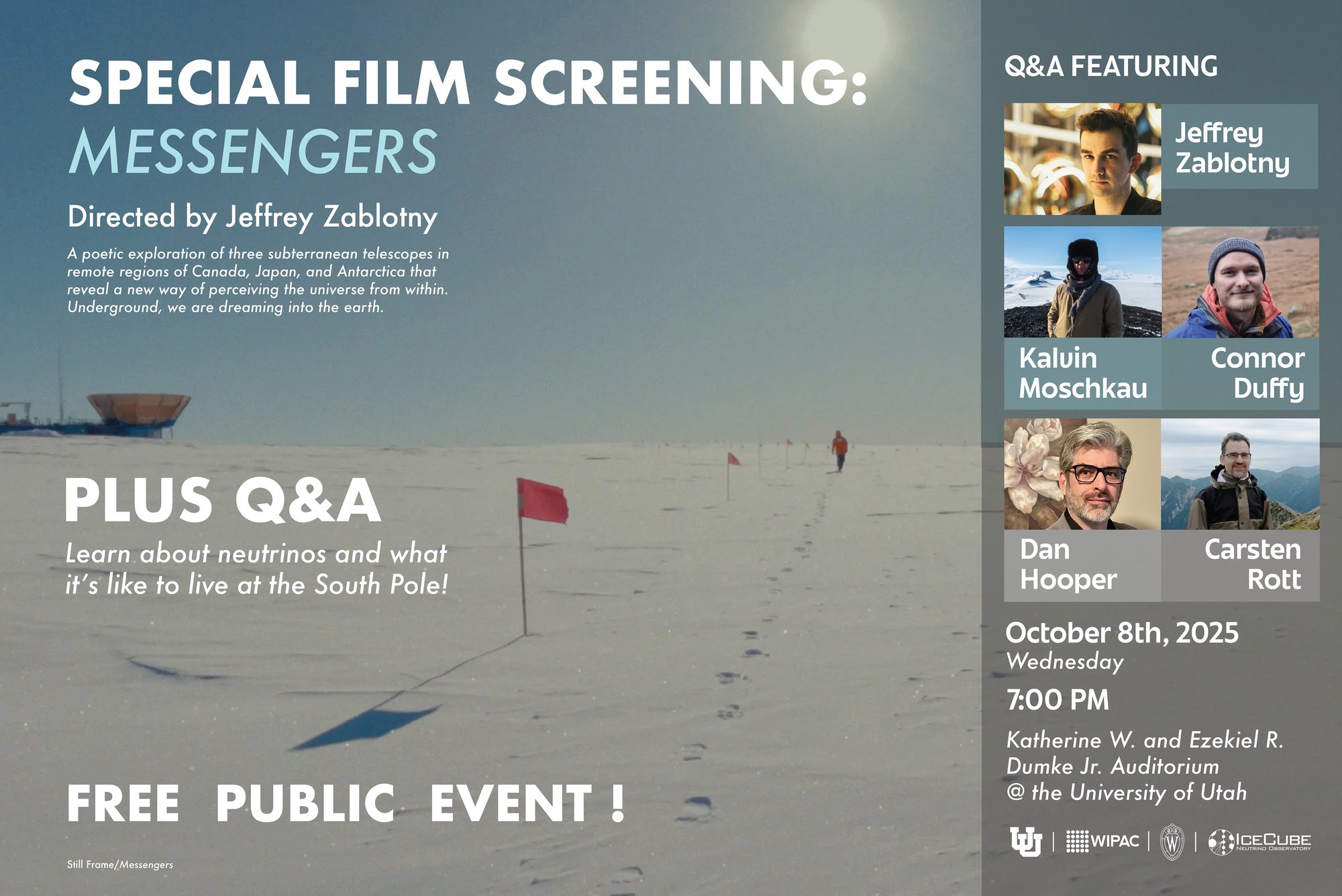 IceCube — Film Screening Event Poster