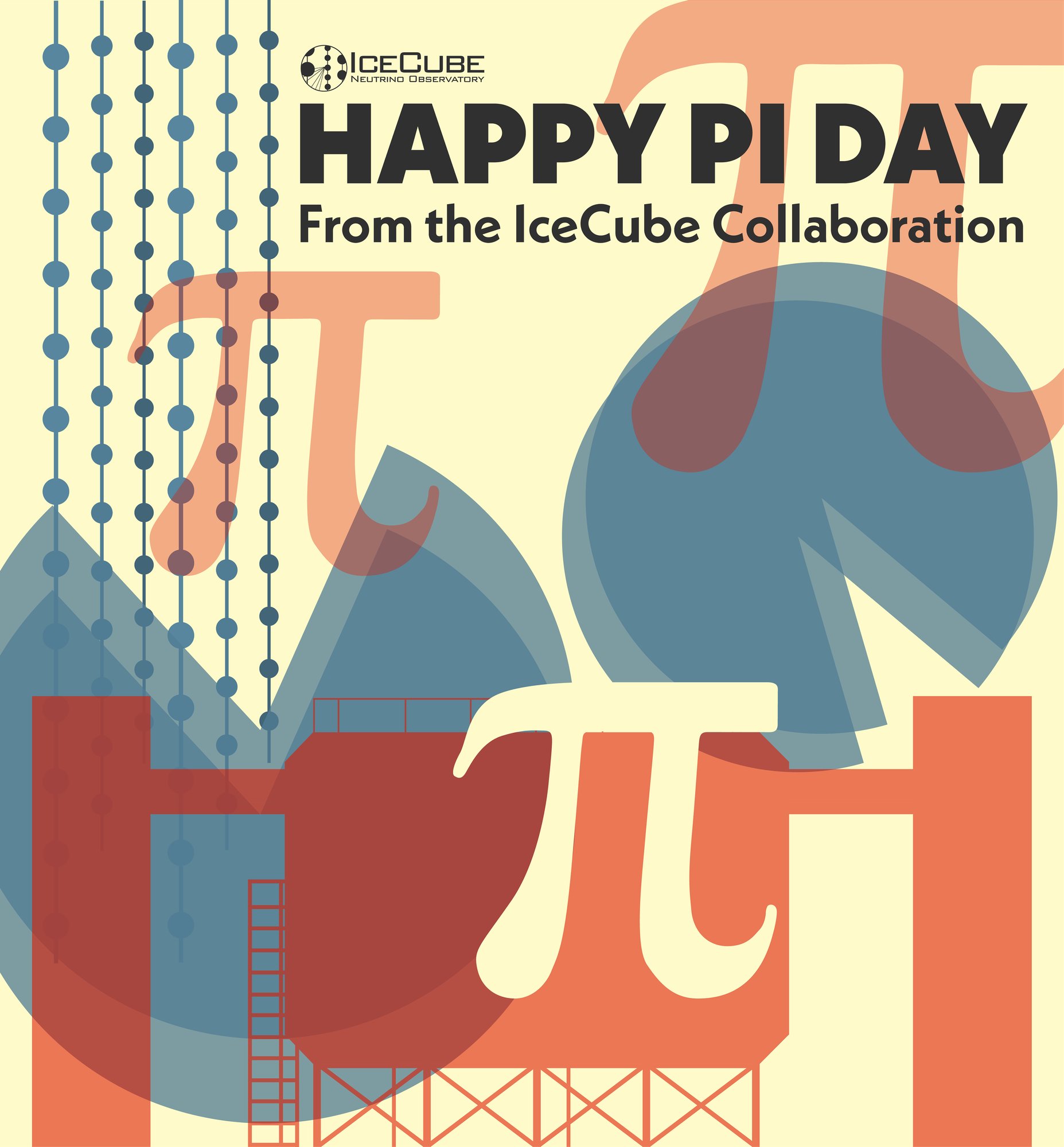 IceCube — Pi Day Graphic