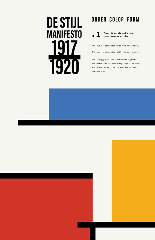 De Stijl poster